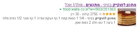 מקרו דאטה מתכונים